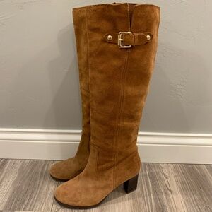 Michael Kors Suede Leather Knee-High Boots